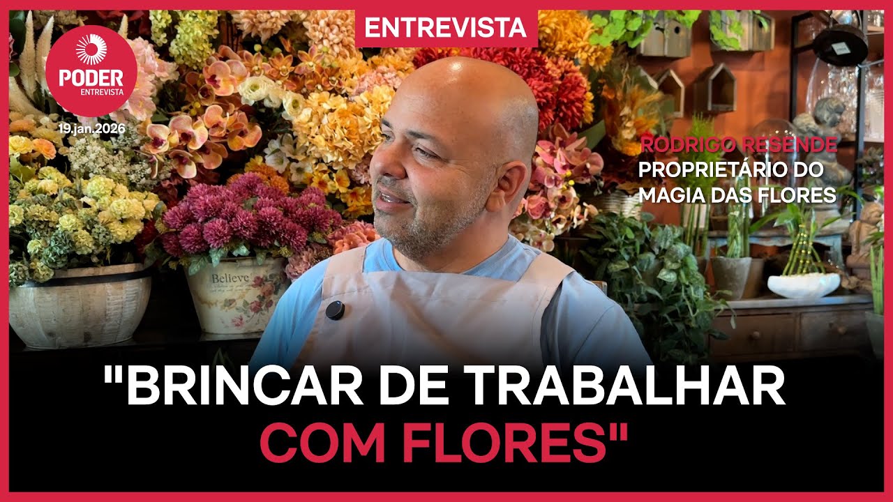 Poder Empreendedor: Rodrigo Resende, proprietário do Magia das Flores