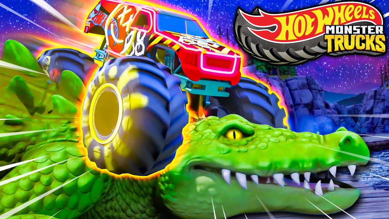 🚛💥 ¡Monster Trucks: La Copa del Caos! 🏆🐊 | Hot Wheels Monster Trucks