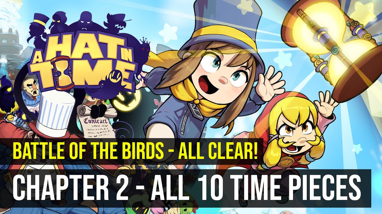 A Hat in Time - Battle of The Birds-All Clear! Trophy - All Chapter 2 Time Pieces