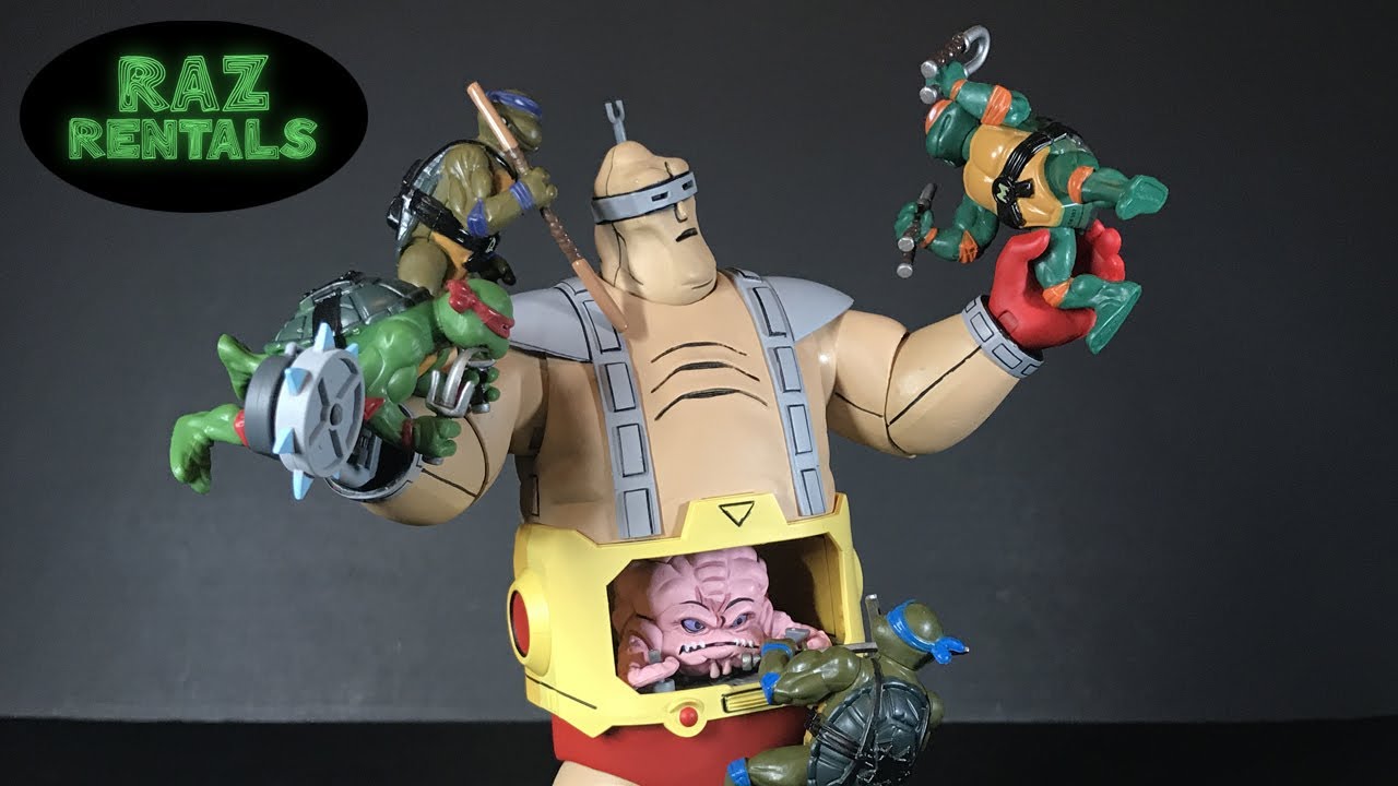 TMNT NECA Krang Android Body! Гнев Крэнга! Обзор Krang Marathon Episode 3!