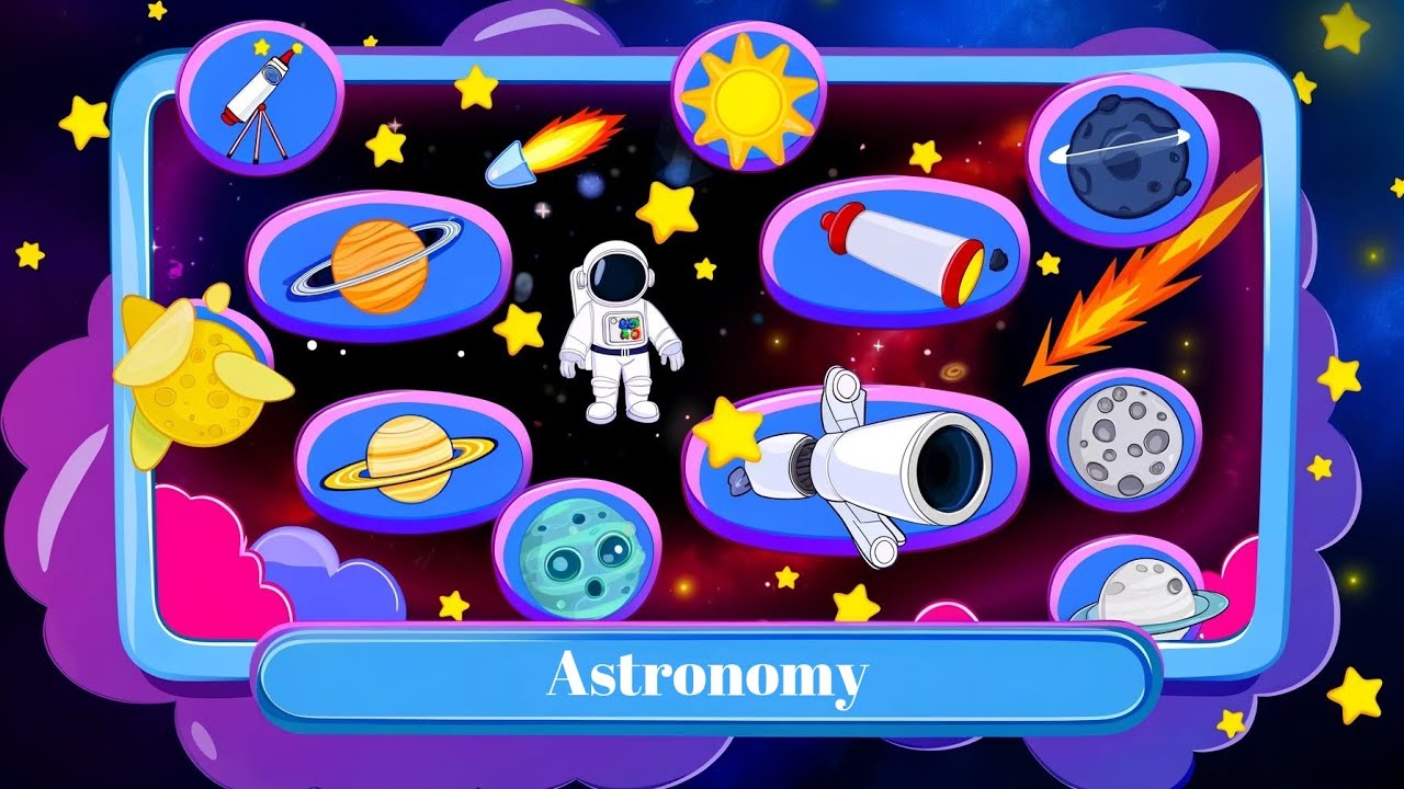 Space Vocabulary for Kindergarten: Fun way to teach kids Astronomy!