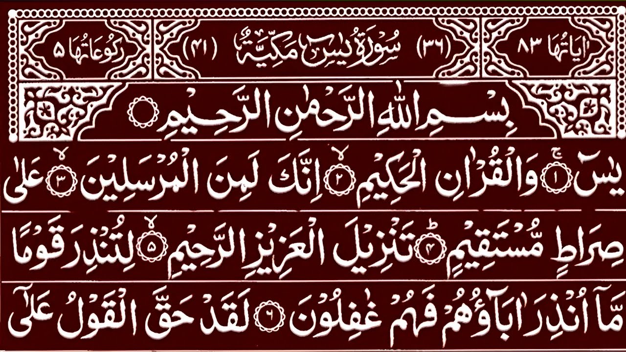 Surah Yasin Surah Rahman | Beautiful Recitation Surah Yaseen Surah Rahman Full | Quran Tilawat | 058