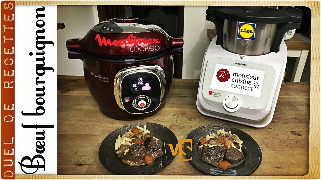 DUEL DE RECETTES : BŒUF BOURGUIGNON (Monsieur cuisine connect VS Cookeo Sand Cook&Look)