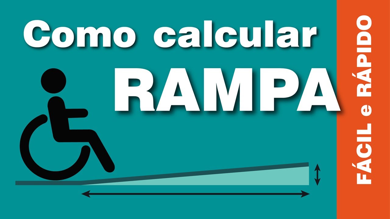 Cálculo de rampa, fácil e rápido! Passo a passo de como calcular sua rampa!