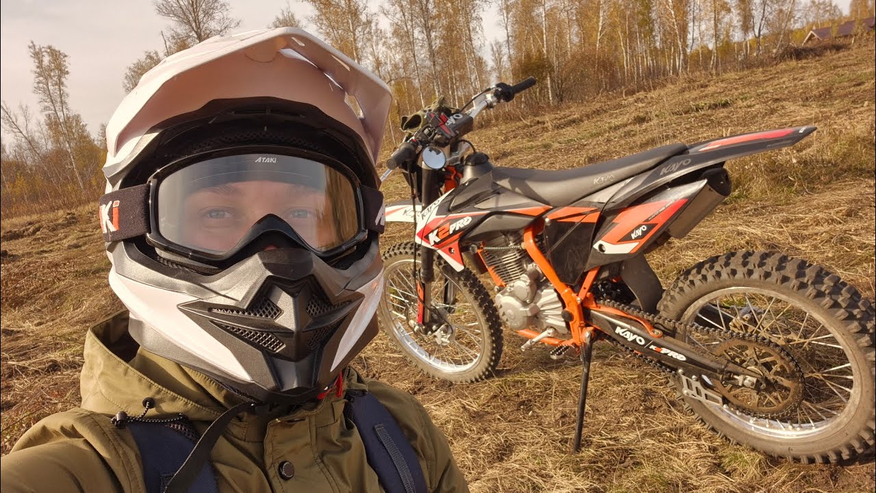 Отзыв владельца о мотоцикле kayo K2 Pro после года владения. Обзор Эндуро kayo K2 Pro 😊🤘💥💥💥