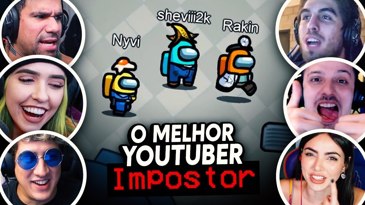 AMONG US COM TODOS OS PARTICIPANTES DO FINAL LEVEL!!!