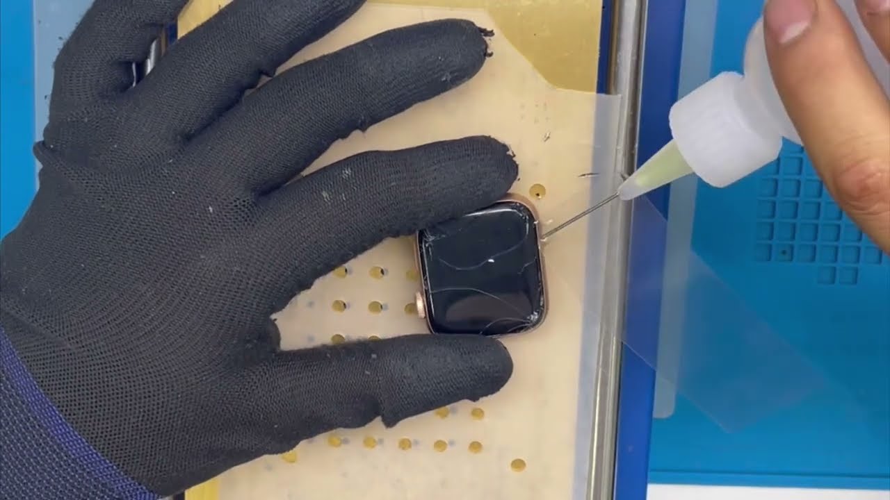 Troca de vidro Apple Watch Series 4 40mm series 4 44mm #applewatch #repair #apple