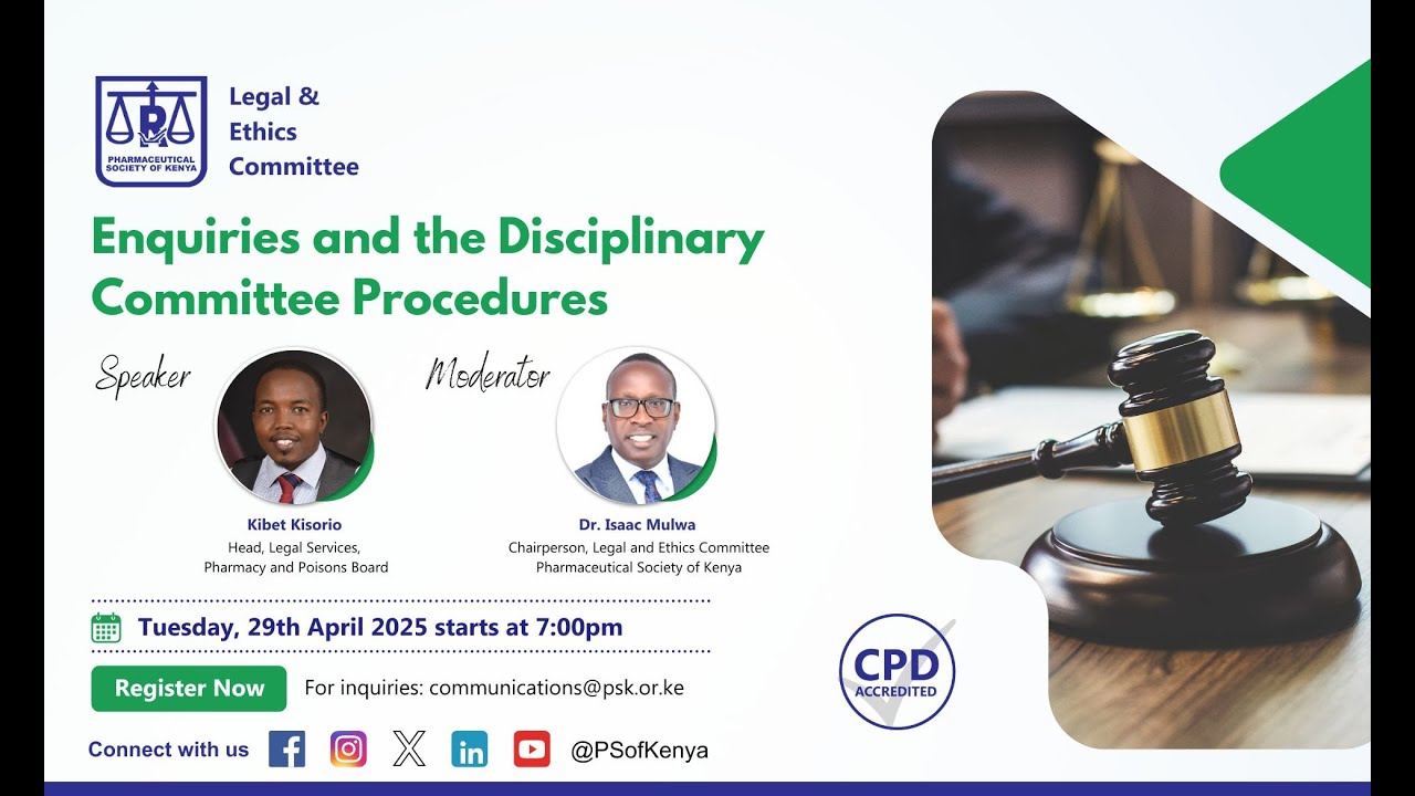 Enquiries and the Disciplinary Committee Procedures