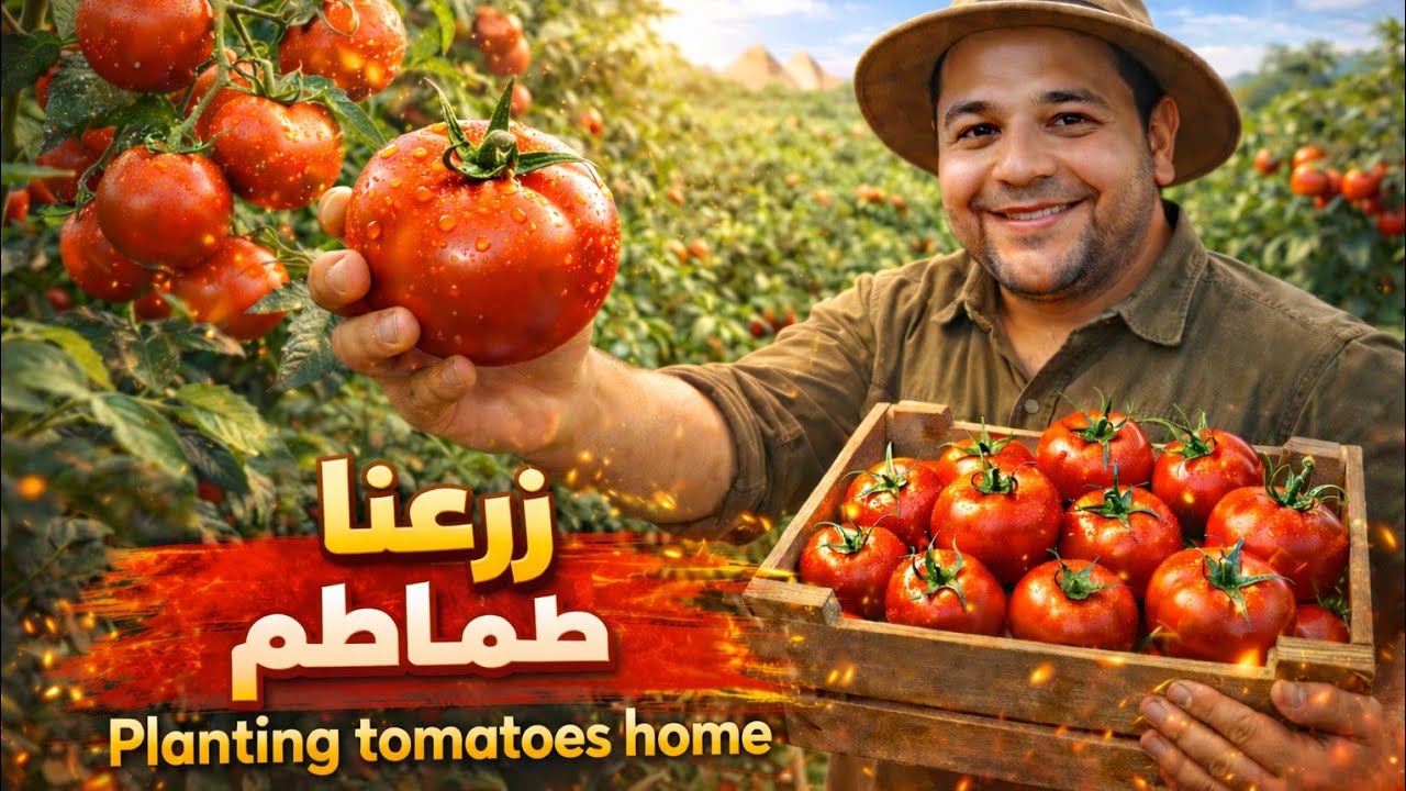 زراعة الطماطم - Planting Tomatoes