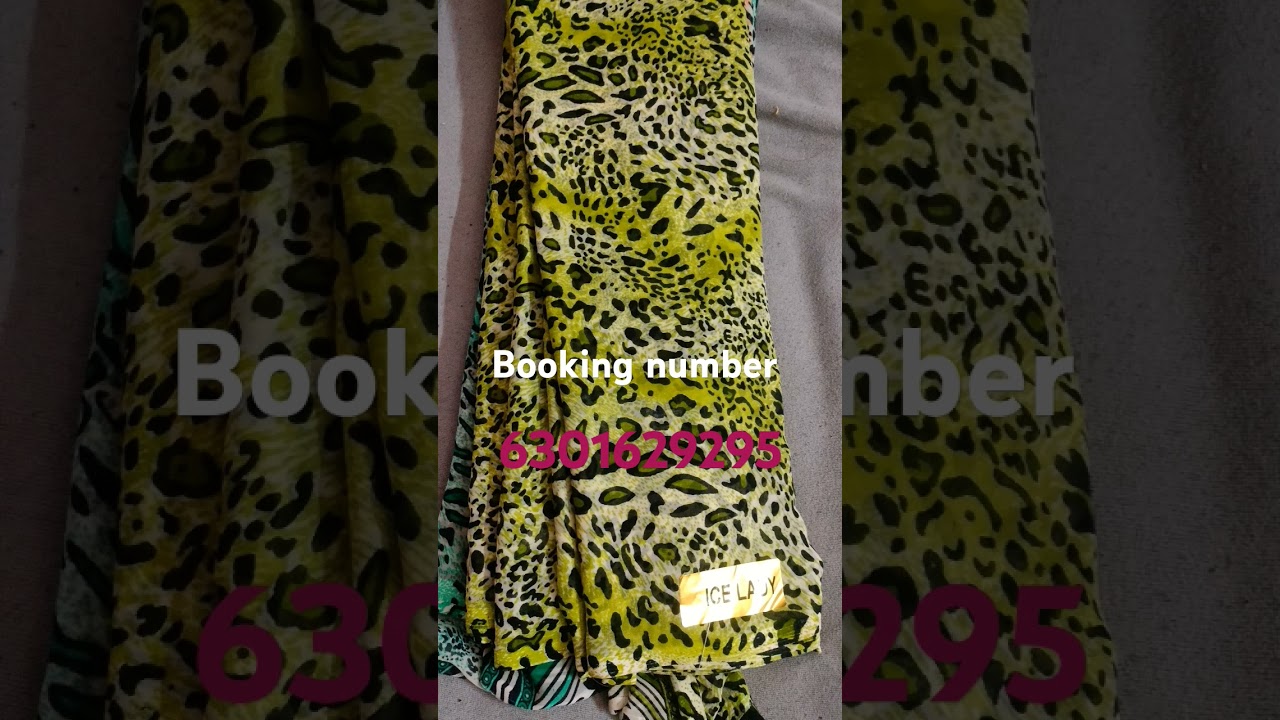 cheetah design sarees🐆#B.Y.Prince collections