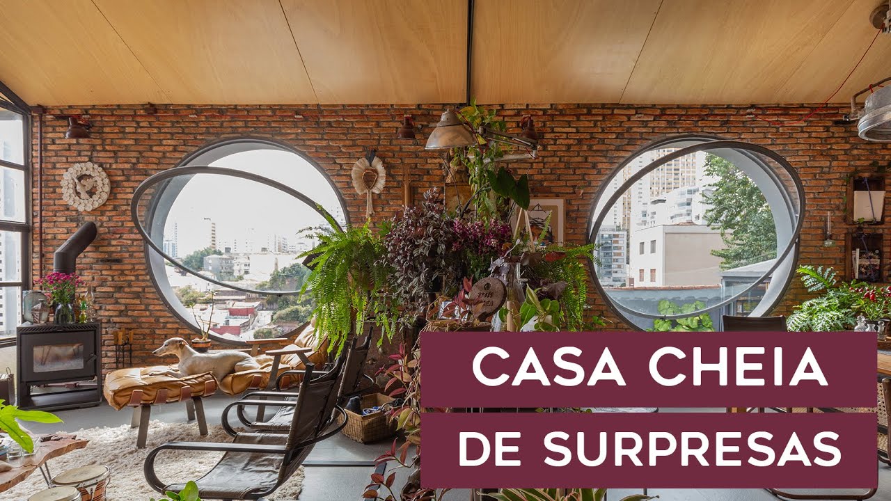 A CASA MAIS INCRÍVEL QUE VOCÊ VAI VER HOJE | ARQUITETURA ÚNICA, ESTILO INDUSTRIAL E JARDINS LINDOS