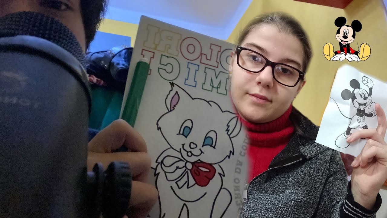 ASMR| Io e Ivan Asmr coloriamo per voi ❤️🖌️