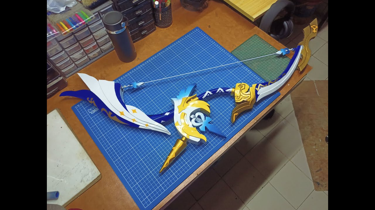 Genshin Impact - Amos' Bow Cosplay Prop making Video