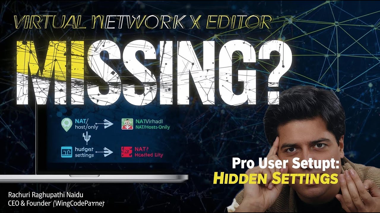 VMware Player: How to get the Virtual Network Editor | #ethicalhackingintelugu