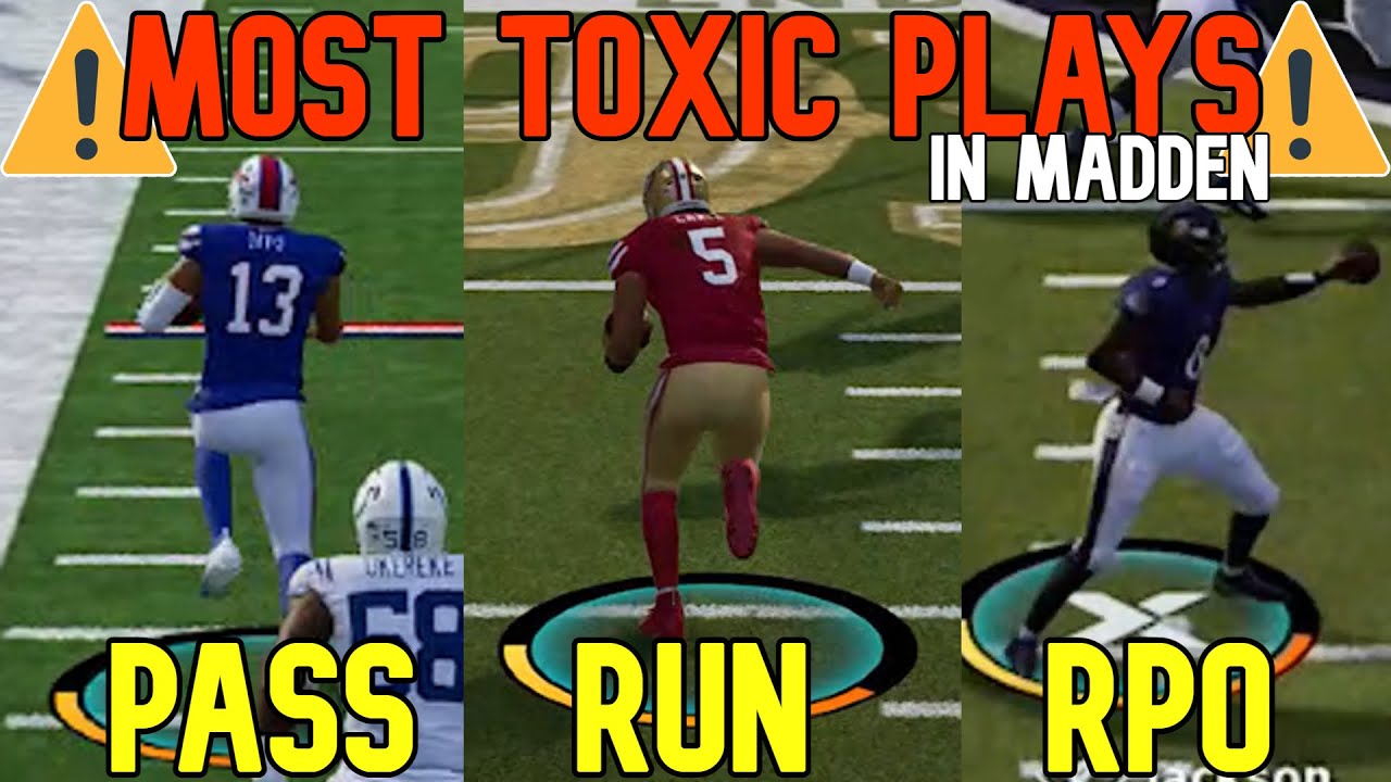 ⚠️6 MOST TOXIC GLITCH PLAYS⚠️ in Madden NFL 23! Best Pass, Run & RPO Plays! Offense Tips & Tricks