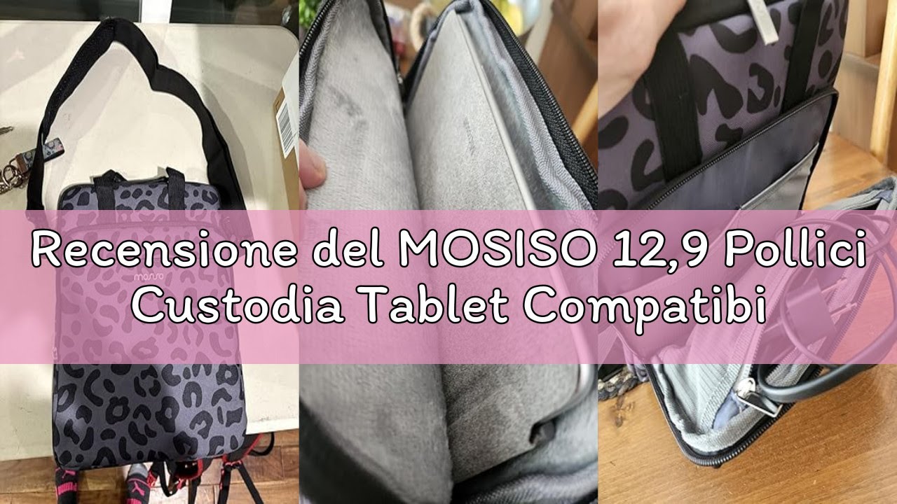 Recensione del MOSISO 12,9 Pollici Custodia Tablet Compatibile con iPad Pro M4 13 Pollici&iPad Air M