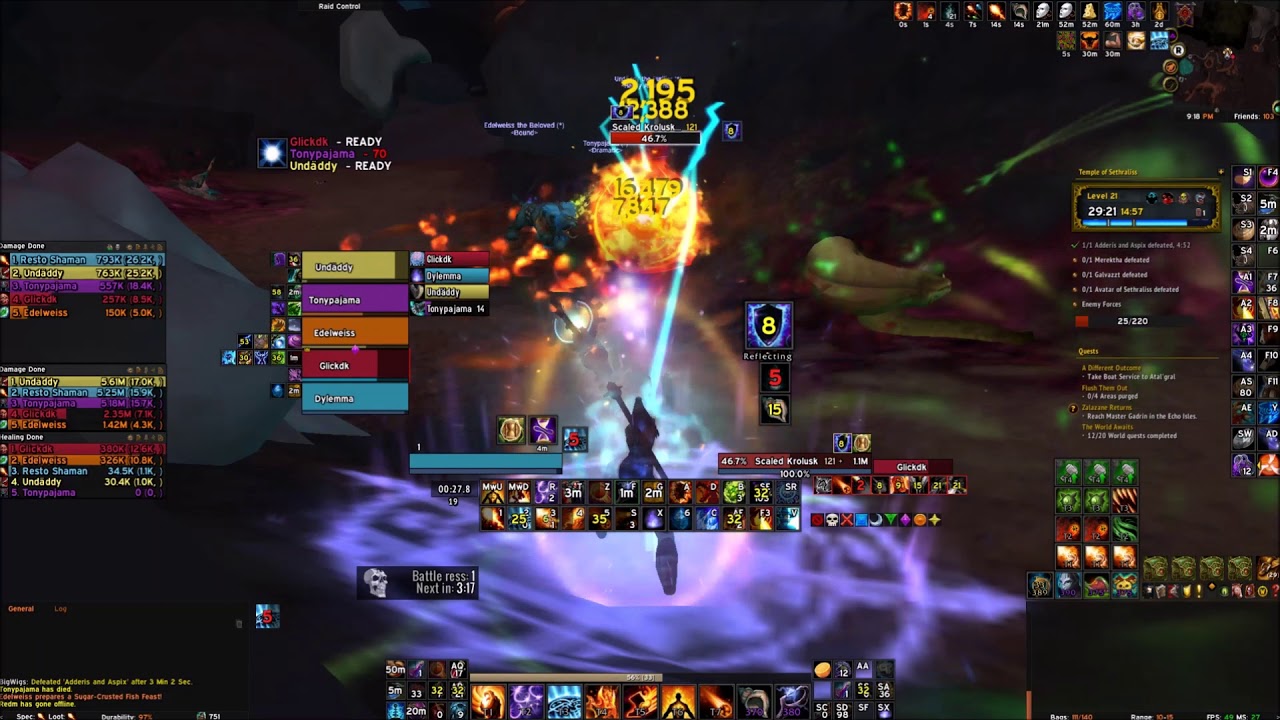 World First & Only 21 Temple of  Sethraliss - Fire Mage PoV