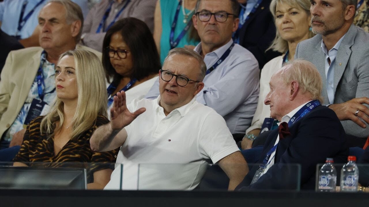 Anthony Albanese tries to ‘laugh off’ boos at Australian Open