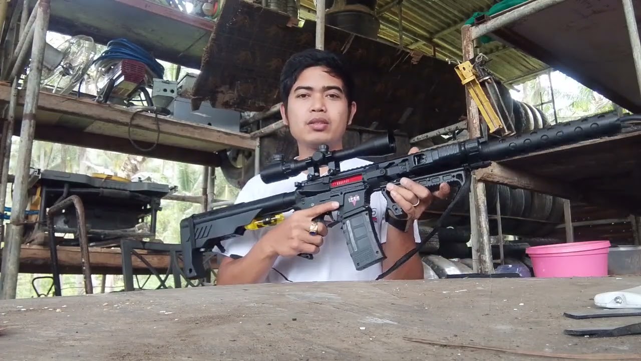 Flexing my personal  unit AR-15 VIPER  (GEL BLASTER CONVERT TO PVC TOygun