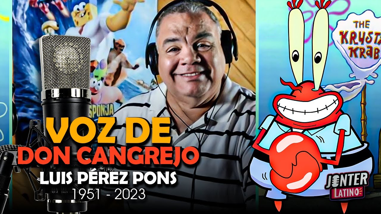 La voz de Don Cangrejo | Bob Esponja | Doblaje Latino