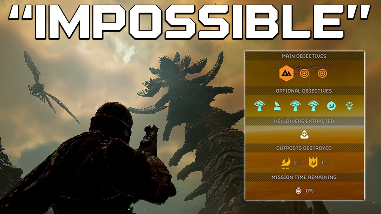 Hive Lord & Dragon SOLO Mission Clear Against All Odds - Helldivers 2 Max Difficulty
