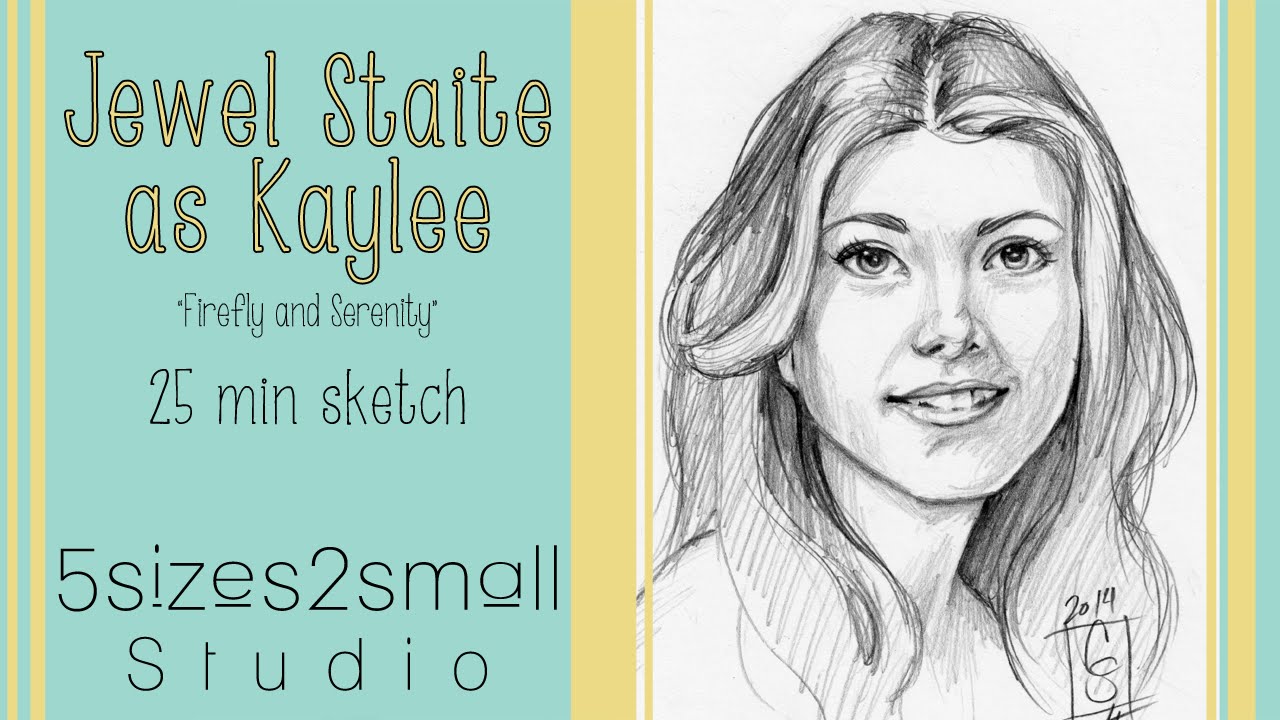Weekly Sketch - Kaylee Frye from Joss Whedon's Firefly & Serenity