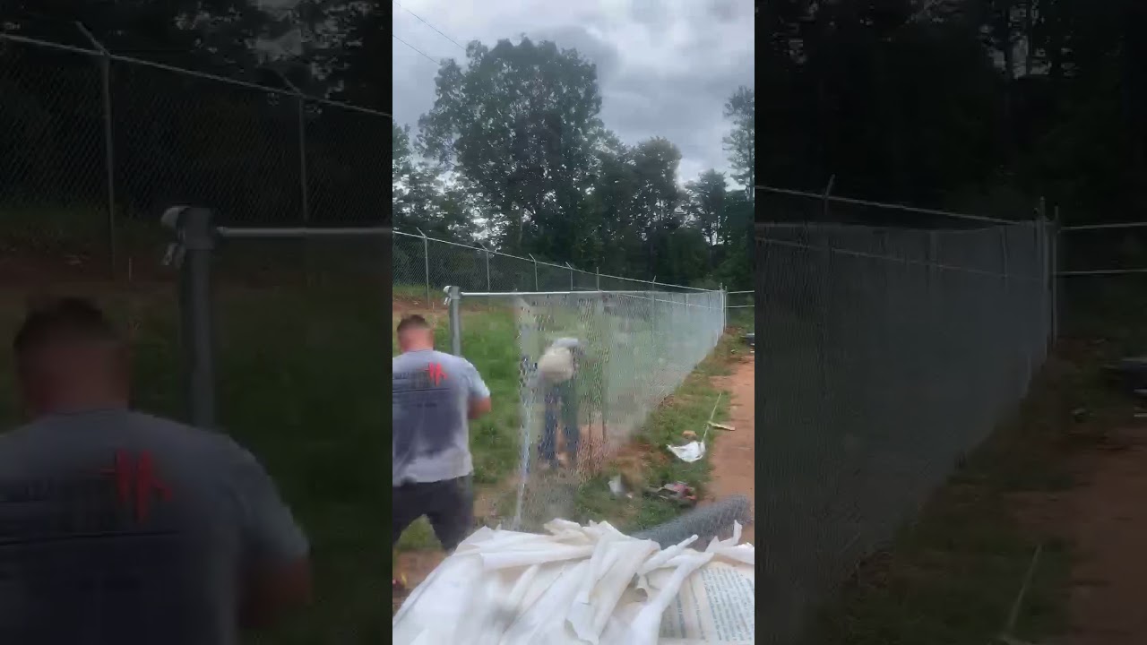Installing 6ft chain link