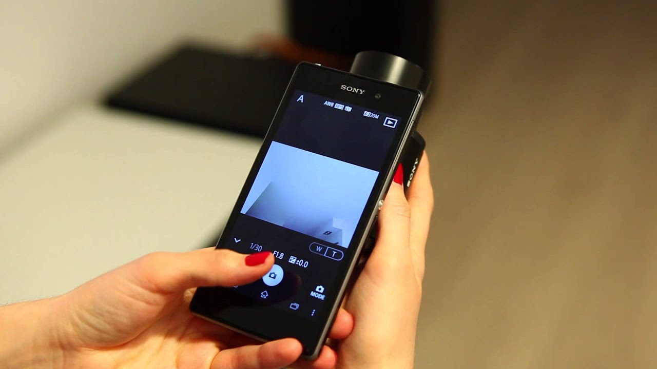 Sony Cybershot DSC-QX100 - parowanie z Sony Xperia Z1 i Apple iPhone 4s