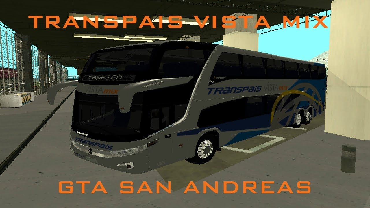 Autobús Transpais Vista Mix [Marcopolo Paradiso 1800 DD] Para Gta San Andreas | JesusProNighT