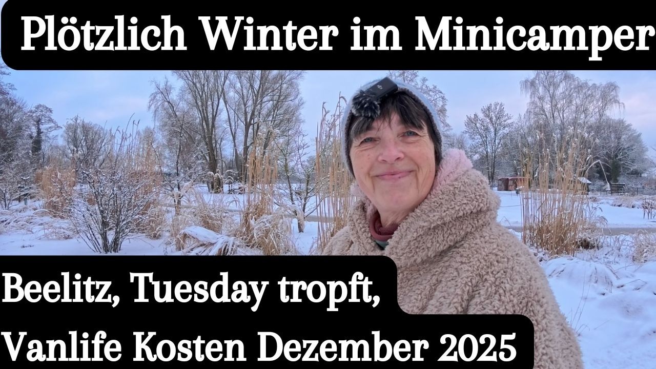 Vlog 380 Was kostet Fulltime Vanlife 2025 • Bin ich jetzt pleite? Winter im Minicamper