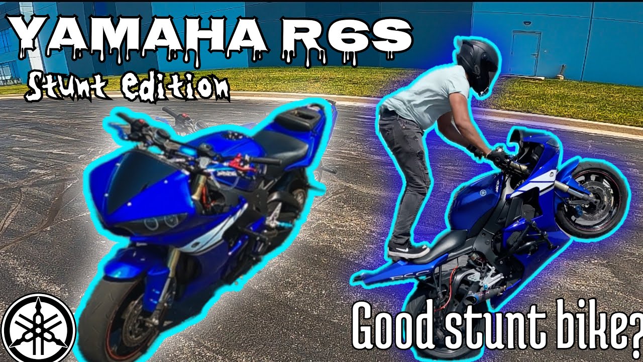 Yamaha r6s stunt bike review #yamaha #r6s #r6 #stuntride #review #motovlog