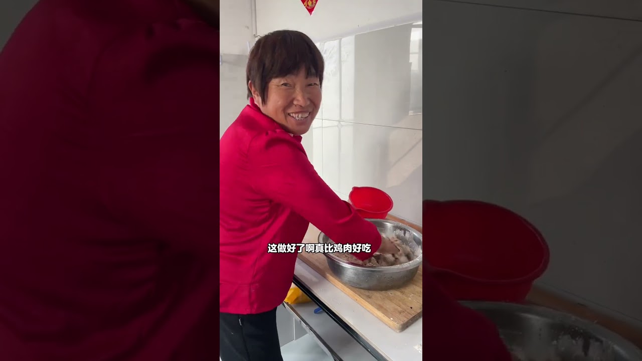 婆婆是天天面条天天面条，想想办法怎样才能把嫂子的鸡给吃到嘴里呢#记录真实生活#农村日常  #农村美食