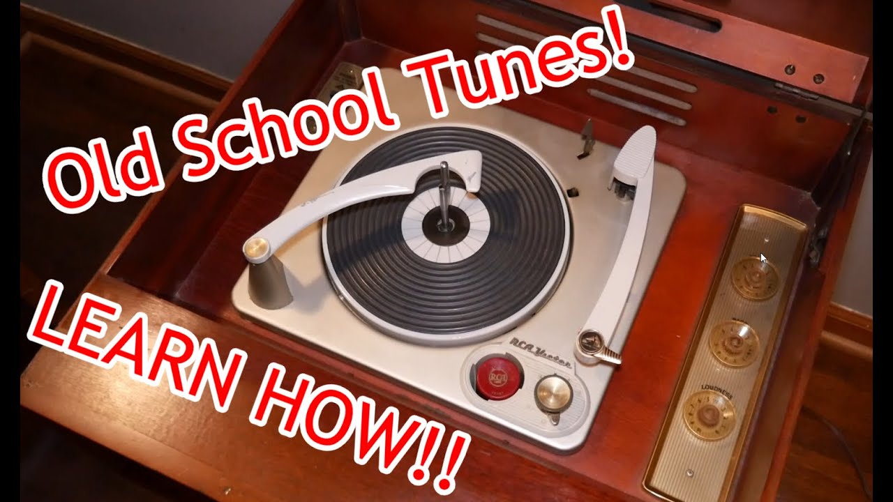 How to Use a Vintage Record Player Turntable or Changer