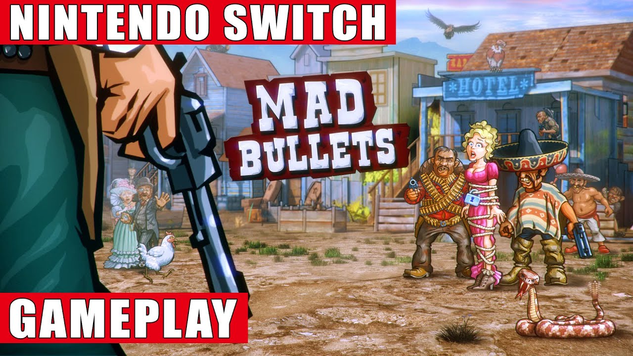 Mad Bullets Nintendo Switch Gameplay
