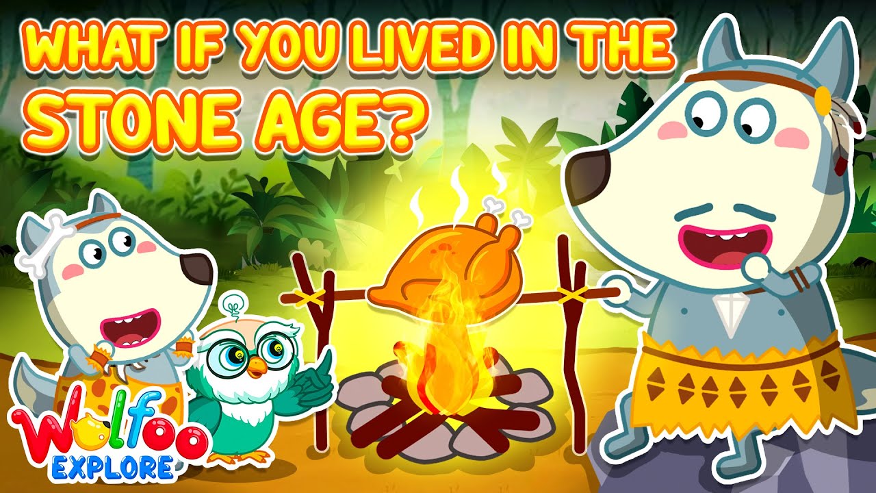 What If You Lived In The Stone Age? 🔥 Prehistoric Era 🔍 Wolfoo Explore | Educational Videos for Kids
