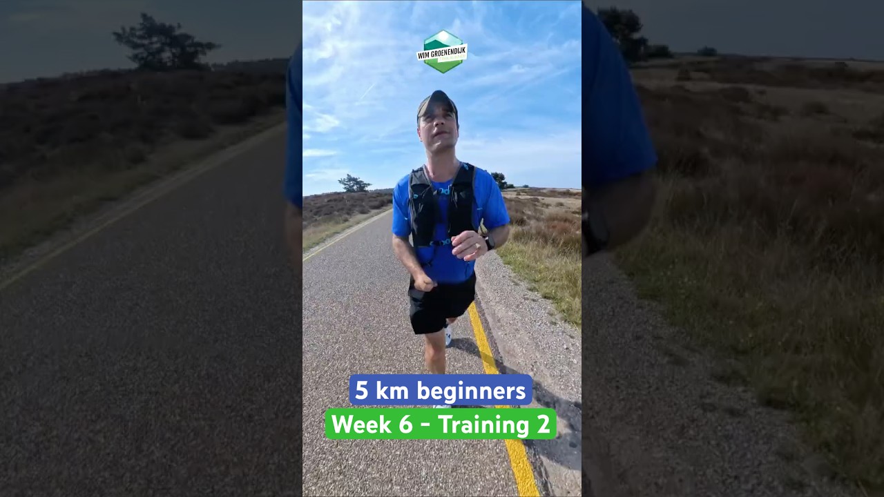 Hardloopschema 5 km voor beginners – Week 6 Training 2: 6 x 8 minuten hardlopen!
