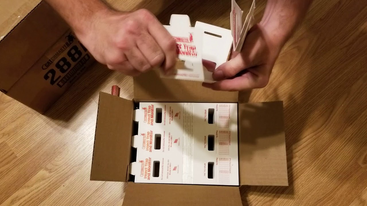 Unboxing and Assembling Catchmaster Nontoxic Insect Traps Super Fast By The Pirate of Pest Control