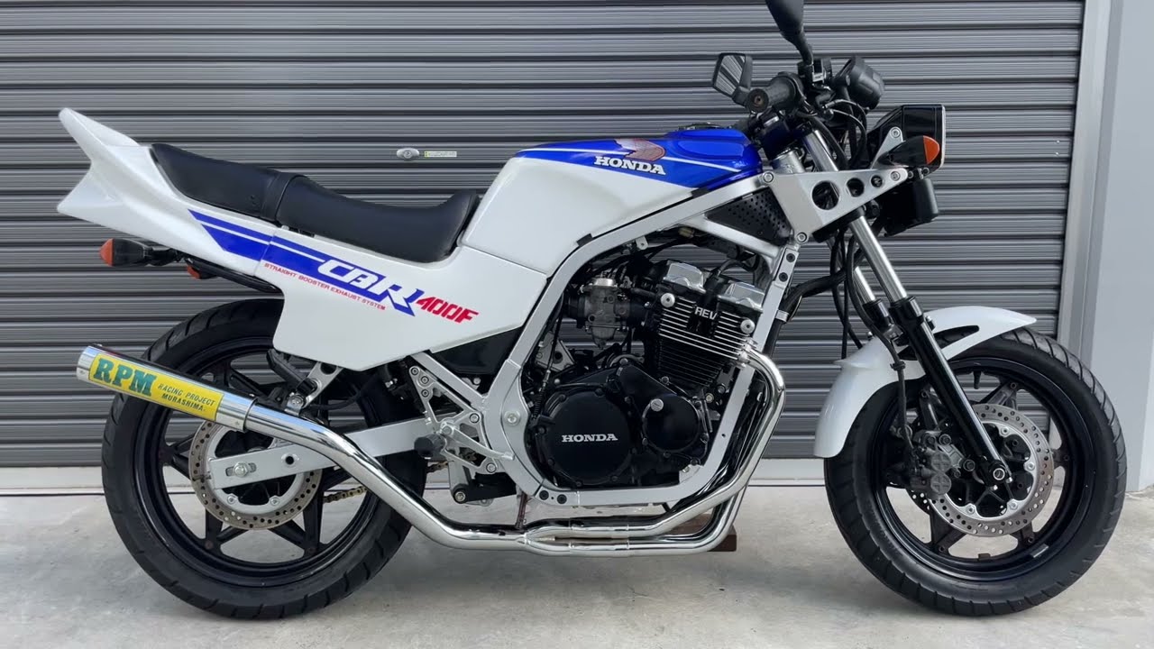 国内物 HONDA NC17 CBR400F ﾌﾙﾚｽﾄｱ ｴﾝｼﾞﾝOH 書類付 機関良好 青白 後期型ｴﾝｼﾞﾝ 異音白煙無 CBX400F CBX550F CB400F Z400FX