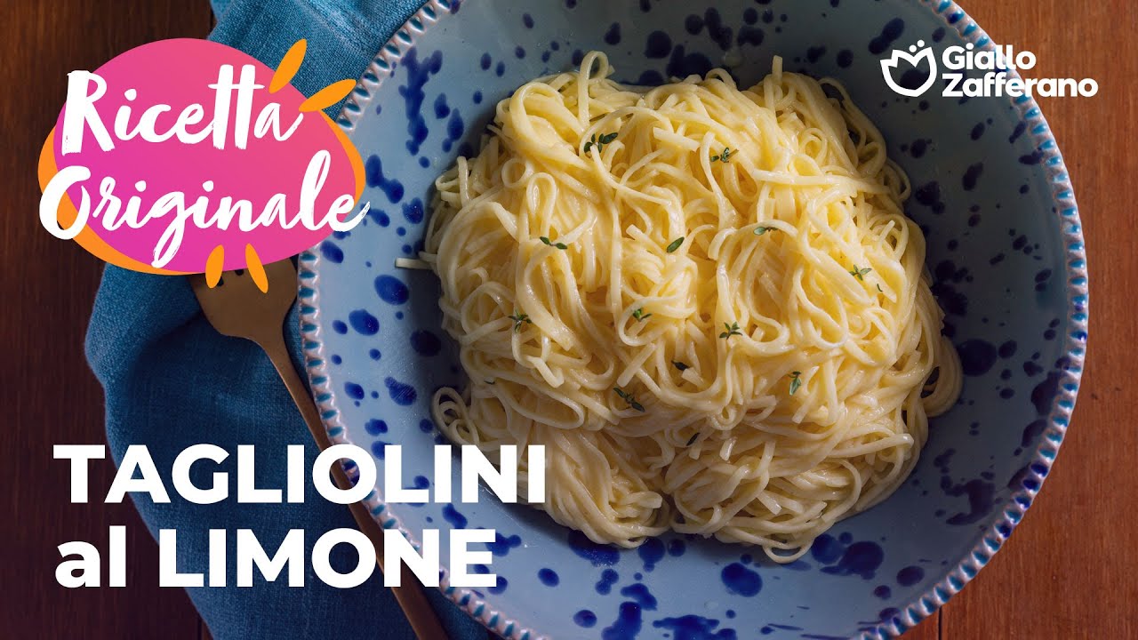 TAGLIOLINI al LIMONE - PASTA FRESCA e CONDIMENTO DELICATO💛🍋