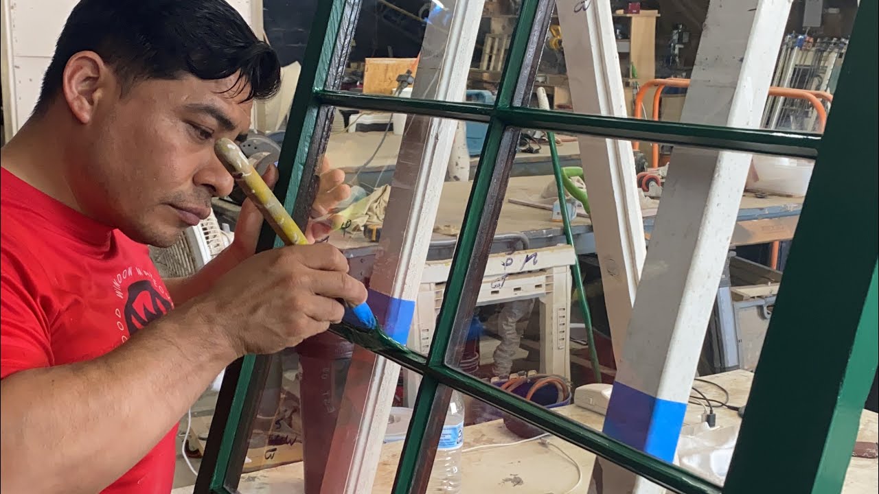 Painting Wood Window Sash: Where Spackle Fits, Systematic Approach and Second Coating