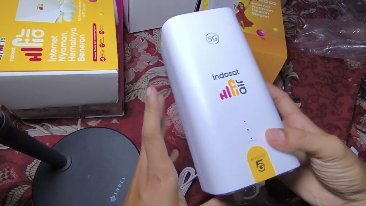 HiFi Air H2 5G - Unboxing modem baru Huawei 5G CPE 5S H153-381 dari Indosat HiFi Air 
