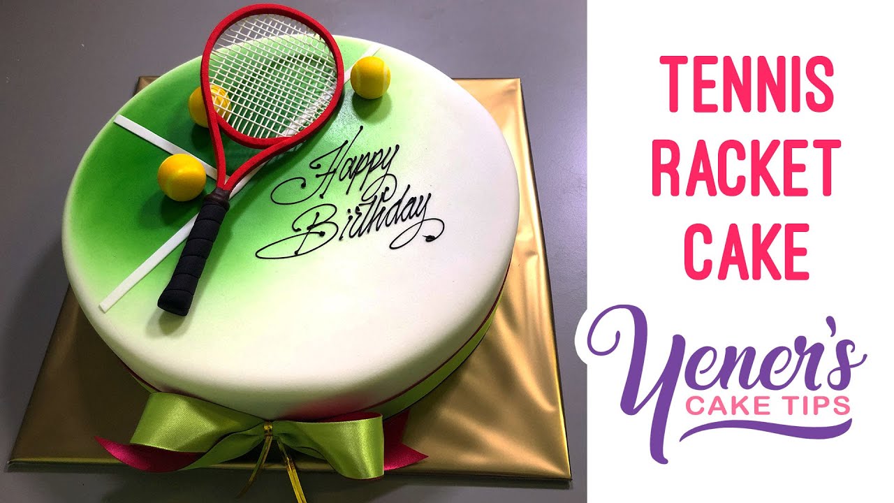TENNIS RACKET CAKE Tutorial | Yeners Cake Tips with Serdar Yener from Yeners Way