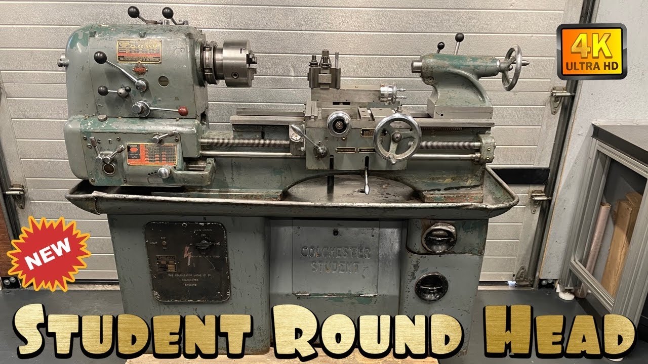 Colchester Student MK1 Round Head Cross feed Lathe Svarv Drehmaschine