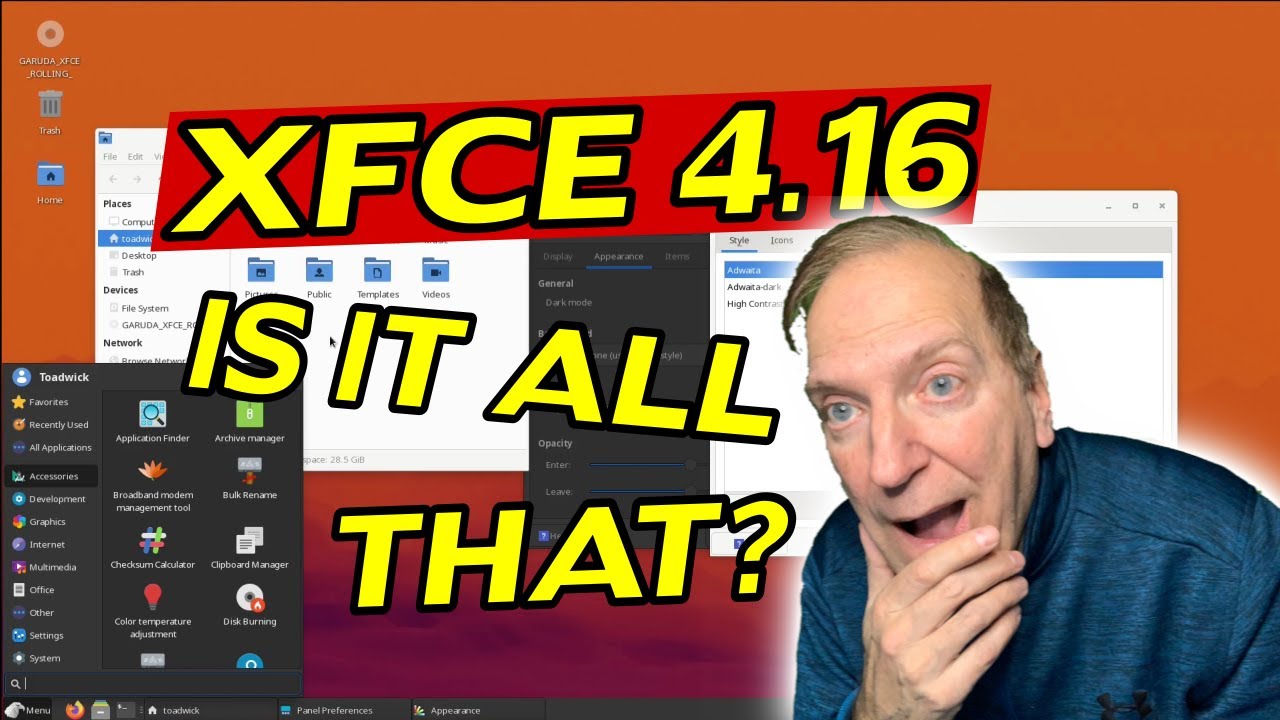Xfce 4.16 Review Linux Desktop 2021 - By Checking Out These Cool New Features I Discovered This...