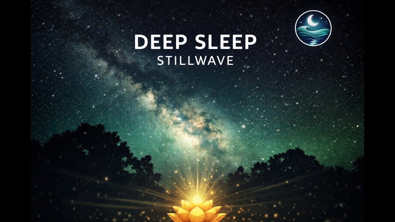 Soft Blue Energy Flow 🌊 1 Hour Deep Sleep Music (No Ads) | Calm Mind, Relax Body.