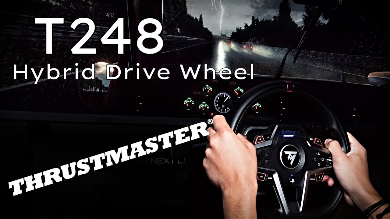 THRUSTMASTER T248 (BRAND NEW WHEEL) - GAMEPLAY in Project Cars 3 - THUNDERSTORM NORDSCHLEIFE!