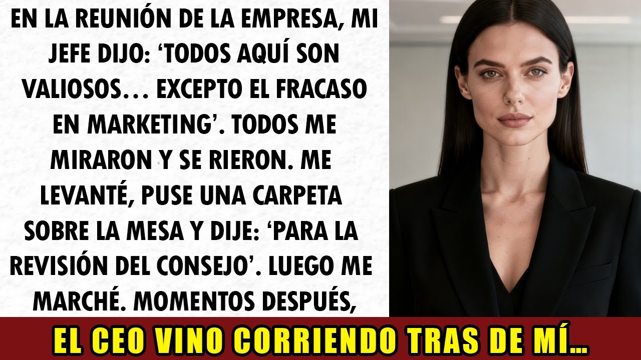 Me fui después de ser humilladoa en el trabajo — El CEO me persiguió por el pasillo suplicando