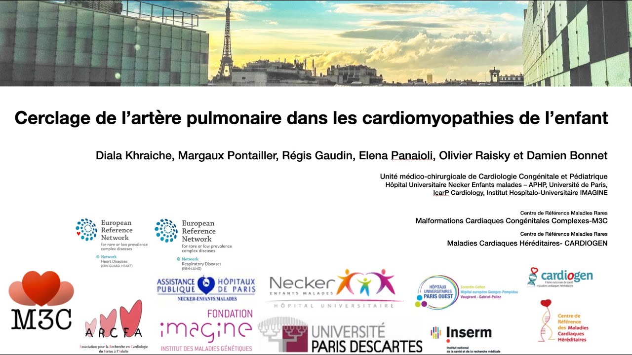 Cerclage de l'art&egrave;re pulmonaire dans les cardiomyopathies de l'enfant
