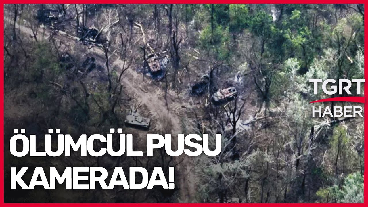 Rus Komutanlara Kanlı Pusu: Ukrayna'nın Saldırısı Kamerada! - TGRT Haber
