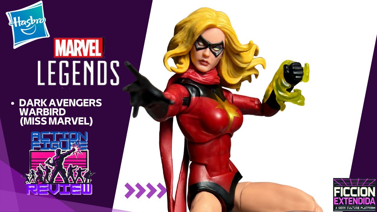 Warbird, Miss Marvel (Dark Avengers) | Marvel Legends Hasbro 🔥 ¿Villana o antiheroína? Review